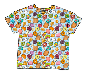 Milk and Cereal Ladies' Oversized Tee