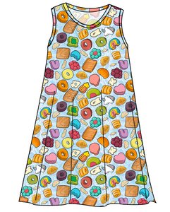 Milk and Cereal Ladies' Swing Dress