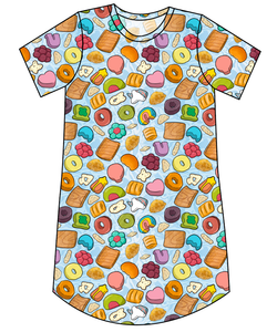 Milk and Cereal Ladies' T-Shirt Dress