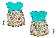 Load image into Gallery viewer, Milk and Cereal Low Back Romper and Bubble Romper