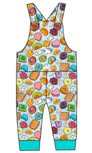 Load image into Gallery viewer, Milk and Cereal Overalls and Shortalls