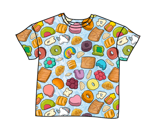 Milk and Cereal Oversized Tee