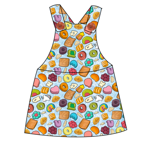 Milk and Cereal Skirt-Alls