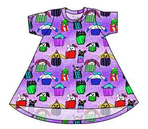 Junipers Cupcake Friends Basic T-Shirt Dress