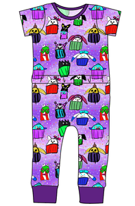 Junipers Cupcake Friends Bennett Pants and Shorts Length T-Shirt Romper