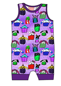 Junipers Cupcake Friends Emmett Pants And Shorts T-Shirt Romper