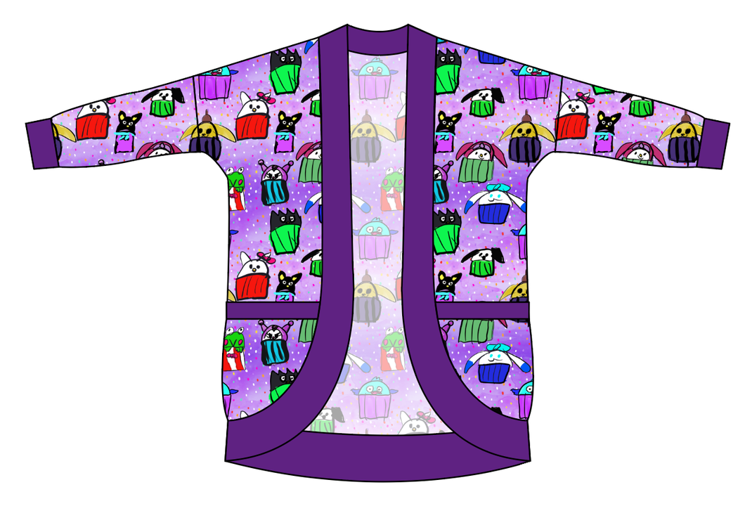 Junipers Cupcake Friends Ladies' Cocoon Cardigan