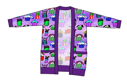 Junipers Cupcake Friends Ladies' Grandpa Cardigan