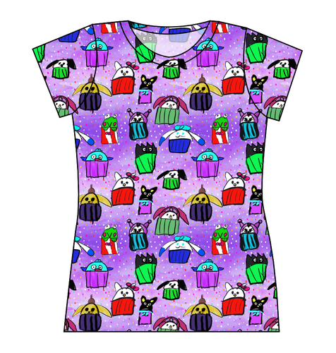 Junipers Cupcake Friends Ladies' Basic Tee