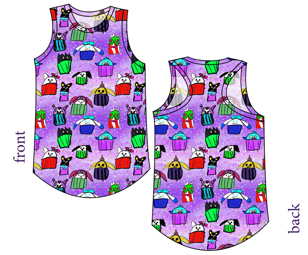 Junipers Cupcake Friends Ladies' Summer Tank