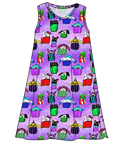 Junipers Cupcake Friends Ladies' Swing Dress