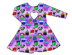 Junipers Cupcake Friends Molly Heart Back Twirly Dress
