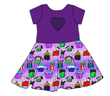 Load image into Gallery viewer, Junipers Cupcake Friends Molly Heart Back Twirly Dress