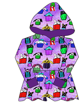 Load image into Gallery viewer, Junipers Cupcake Friends Peplum Hoodie (or Crewneck)