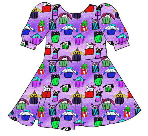 Junipers Cupcake Friends Prairie Dress