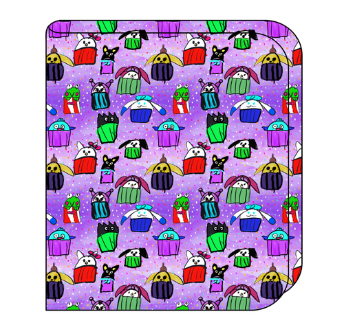 Junipers Cupcake Friends Swaddle Blanket