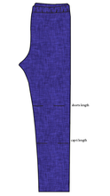 Load image into Gallery viewer, Indigo Linen Basic Leggings