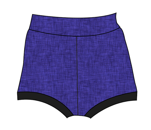 Indigo Linen Bummies
