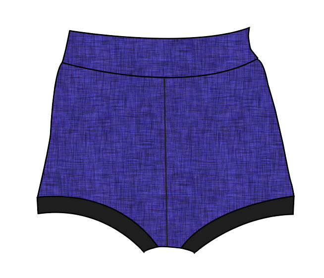 Indigo Linen Bummies