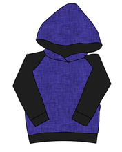 Load image into Gallery viewer, Indigo Linen Classic Hoodie (or Crewneck)