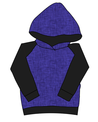 Indigo Linen Classic Hoodie (or Crewneck)