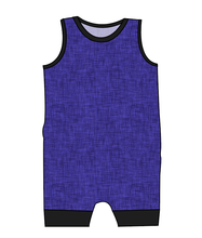 Load image into Gallery viewer, Indigo Linen Emmett Pants And Shorts T-Shirt Romper
