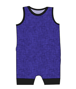 Indigo Linen Emmett Pants And Shorts T-Shirt Romper