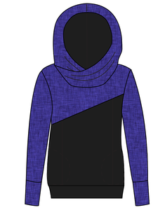 Indigo Linen Ladies Hoodie