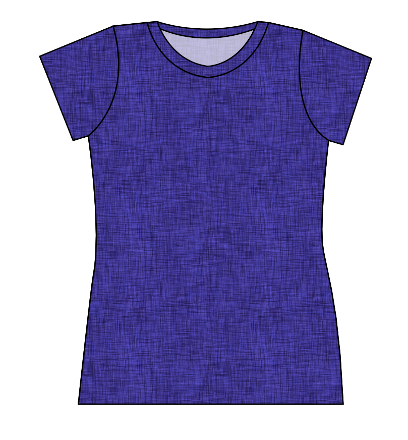 Indigo Linen Ladies' Basic Tee