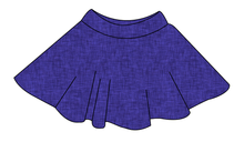 Load image into Gallery viewer, Indigo Linen Ladies&#39; Circle Skirt