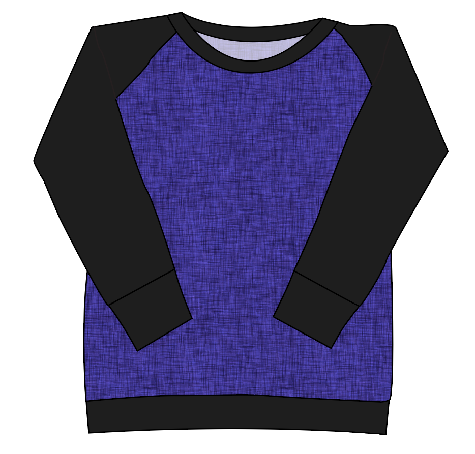 Indigo Linen Ladies' Classic Crewneck