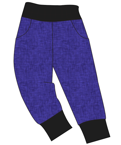 Indigo Linen Mens' Joggers and Jogger Shorts
