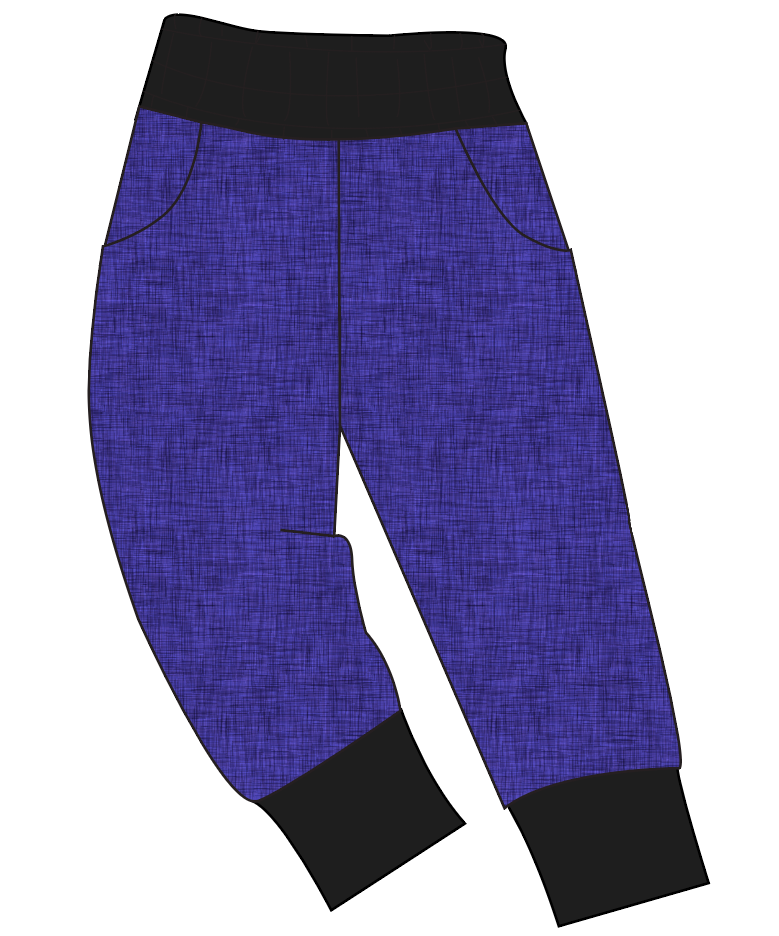 Indigo Linen Mens' Joggers and Jogger Shorts