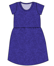 Load image into Gallery viewer, Indigo Linen Ladies&#39; Play Dress
