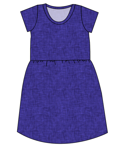 Indigo Linen Ladies' Play Dress