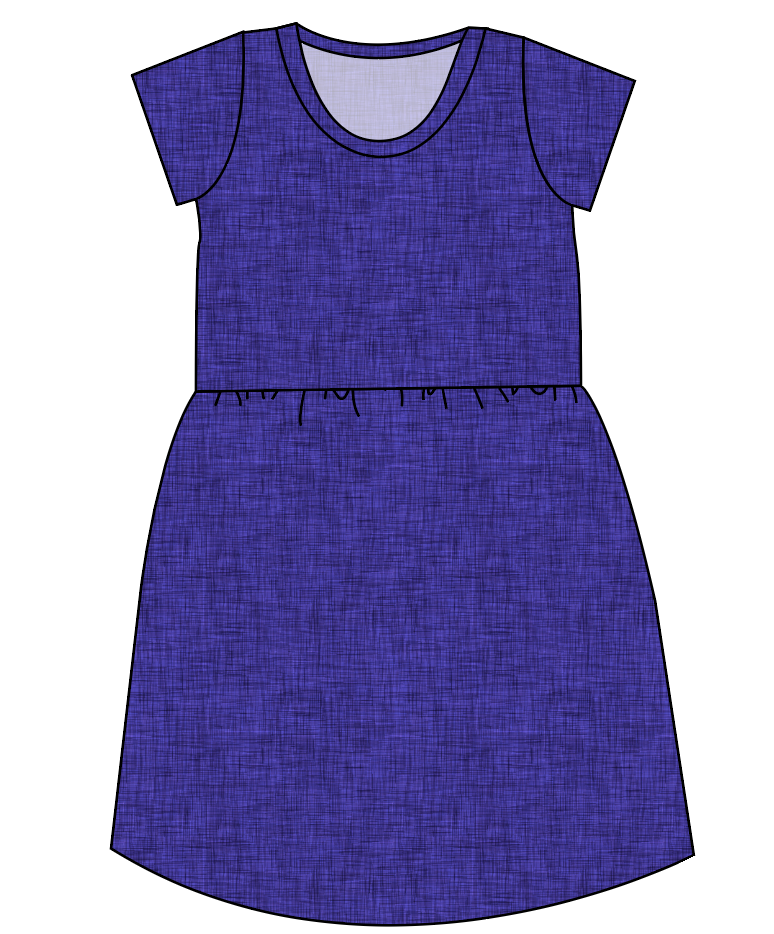 Indigo Linen Ladies' Play Dress