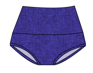 Indigo Linen Ladies' Underwear