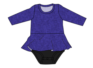 Indigo Linen Peplum Top