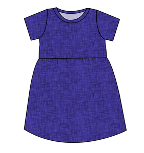 Indigo Linen Play Dress