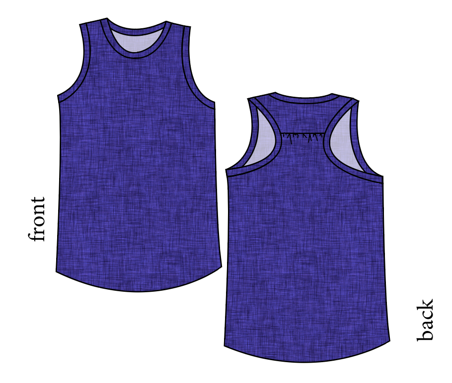 Indigo Linen Summer Tank