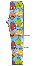 Load image into Gallery viewer, Food is Fun Basic Leggings