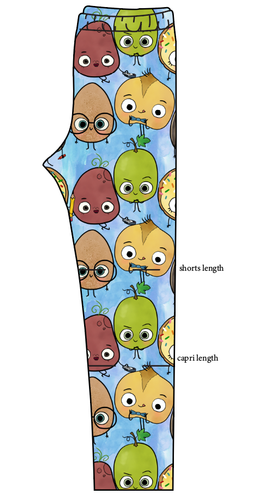 Food is Fun Basic Leggings