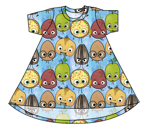 Food is Fun Basic T-Shirt Dress