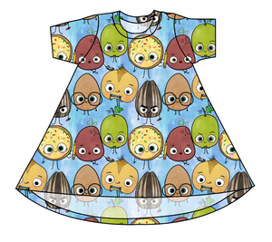 Food is Fun Basic T-Shirt Dress
