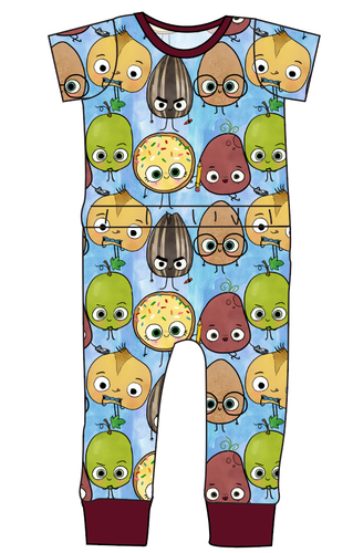 Food is Fun Bennett Pants and Shorts Length T-Shirt Romper