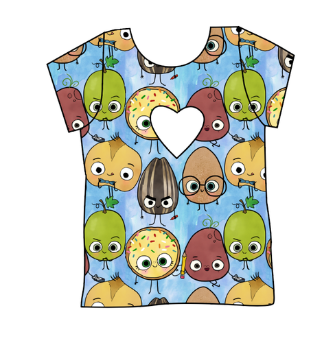 Food is Fun Cambria Heart Back Tee