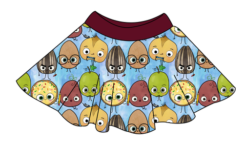 Food is Fun Circle Skirt