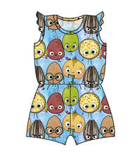 Load image into Gallery viewer, Food is Fun Ivy Summer Romper