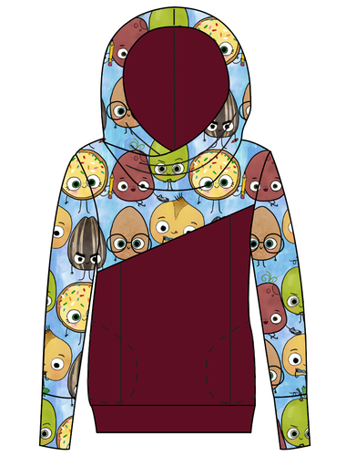 Food is Fun Ladies Hoodie