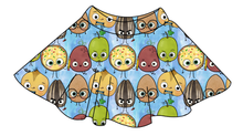 Load image into Gallery viewer, Food is Fun Ladies&#39; Circle Skirt
